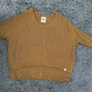 yellow rip curl  sweater !!